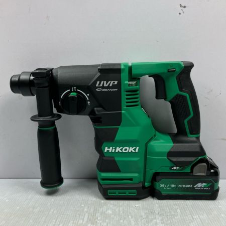 HiKOKI ハイコーキ 36V 28mm コードレスハンマドリル DH3628DA2XPZ グリーン×ブラック