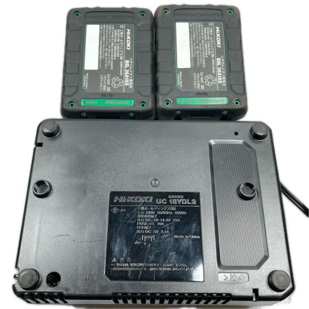 HiKOKI ハイコーキ 36v コードレスインパクトドライバ バッテリ２個・充電器付 ※PSEマークあり WH36DC オリーブ