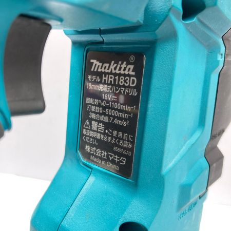 MAKITA マキタ 18V 18mm 充電式ハンマドリル HR183D ブルー