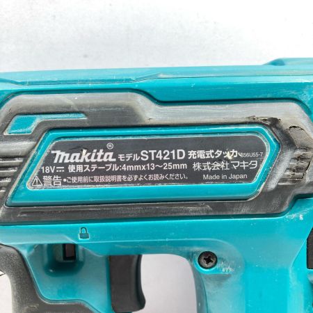  MAKITA マキタ 18V 4mmJ線 充電式タッカ ST421D ブルー