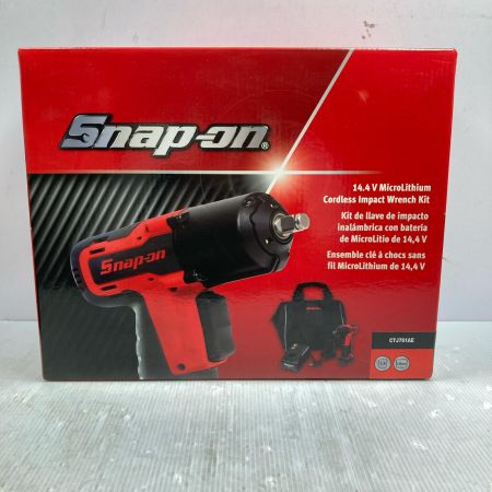  Snap-on スナップオン 9.5sq 14.4V コードレスインパクトレンチ CTJ761A レッド