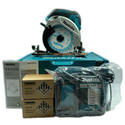 ＊＊ MAKITA マキタ 18V 165mm 充電式丸のこ HS611DRGX ブルー Sランク