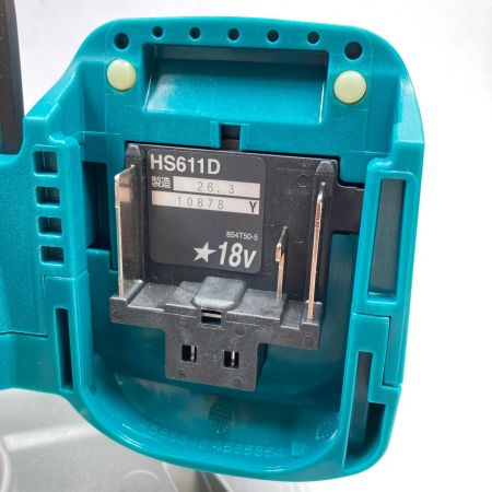  MAKITA マキタ 18V 165mm 充電式丸のこ HS611DRGX ブルー
