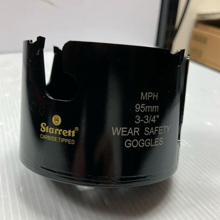 Starrett 32/38/51/65/95/121mm 6個セット ホルソー ブラック