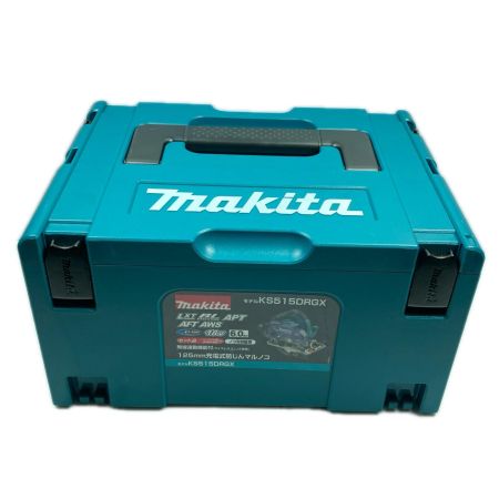 MAKITA マキタ 18v 125mm 充電式防じんマルノコ バッテリ2個・充電器付 ※PSEマークあり KS515DRGX ブルー