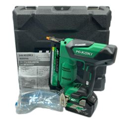 HiKOKI 36v 40mm(T1015~T1040) コードレス仕上釘打機 バッテリ1個・ケース付き ※PSEマークあり NT3640DA グリーン Bランク