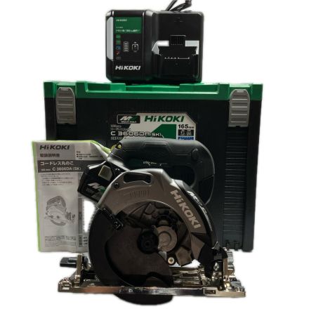 HiKOKI ハイコーキ 36V 165mm コードレス丸のこ C3606DA(SK) ブラック