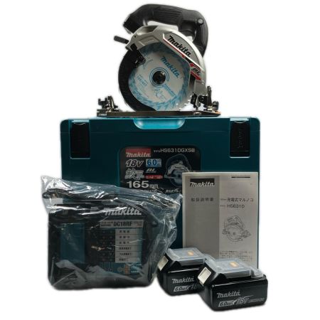 MAKITA マキタ 18V 165mm 充電式丸のこ HS631DGXSB ブラック