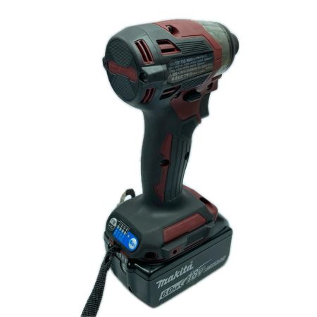 MAKITA マキタ 18v 充電式インパクトドライバ バッテリ2個・充電器付 ※PSEマークあり TD173DGXAR オーセンティックレッド