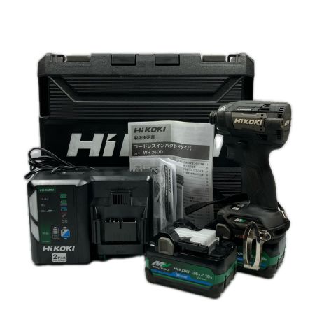 HiKOKI ハイコーキ 36V コードレスインパクトドライバ WH36DD ブラック