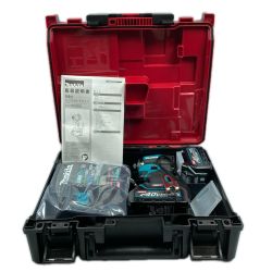MAKITA マキタ 40v 充電式インパクトドライバ バッテリ２個・充電器付 ※PSEマークあり (1) TD005GRDX ブルー Sランク