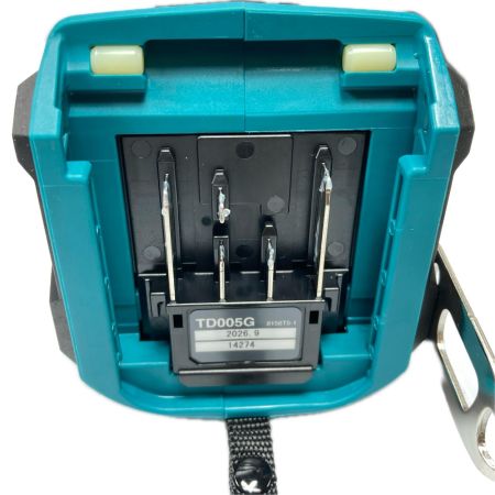 MAKITA マキタ 40v 充電式インパクトドライバ バッテリ２個・充電器付 ※PSEマークあり (1) TD005GRDX ブルー