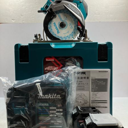 MAKITA 40V 165mm 充電式丸のこ HS001GRDX ブルー