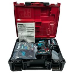 MAKITA マキタ 40v 充電式インパクトドライバ バッテリ２個・充電器付 ※PSEマークあり (2) TD005GRDXB ブルー Sランク