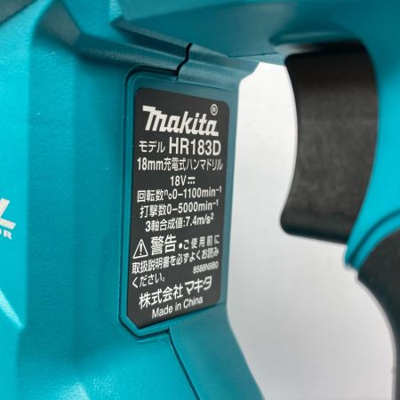 MAKITA マキタ 18V 18mm 充電式ハンマドリル HR183DZK ブルー