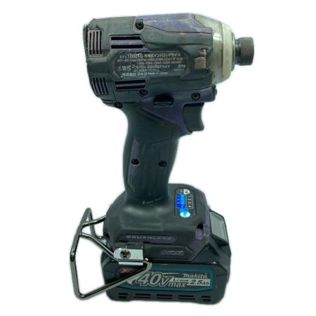 MAKITA マキタ 40v 充電式インパクトドライバ バッテリ1個付 ※PSEマークあり TD001G パープル