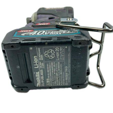 MAKITA マキタ 40v 充電式インパクトドライバ バッテリ1個付 ※PSEマークあり TD001G パープル
