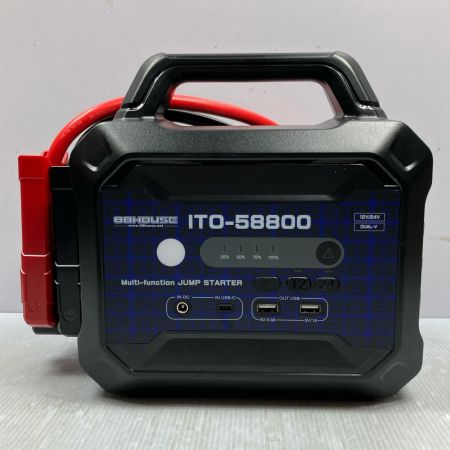 88HOUSE 12/24V 58800mAh ジャンプスターター ITO-58800 ブラック