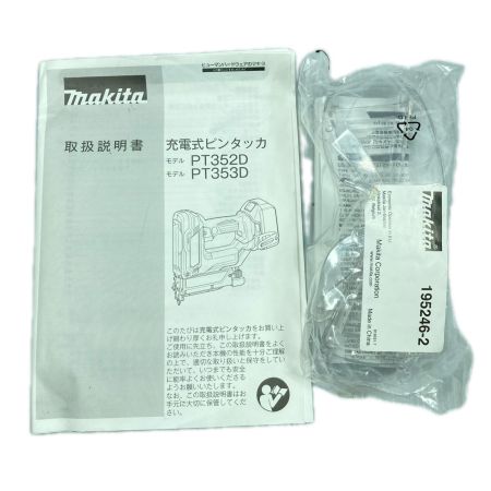 MAKITA マキタ 18v 15~35mm 充電式ピンタッカ バッテリ１個付き ※PSEマークあり PT353D ブルー