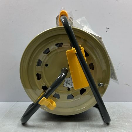 HATAYA 100V 有効長29m 屋外用 電工リール BX-301K カーキ