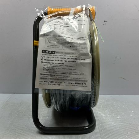 HATAYA 100V 有効長29m 屋外用 電工リール BX-301K カーキ