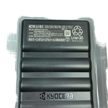 KYOCERA キョウセラ 30v エアークラフト リチウムイオンバッテリー 10周年記念モデル ※PSEマークあり AC10 レッド