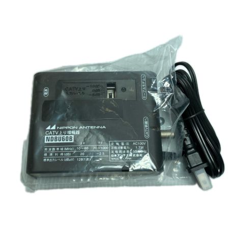 日本アンテナ株式会社 未使用 CATV増幅器 10個セット NDBU60B(10)
