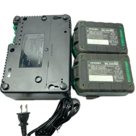 HiKOKI ハイコーキ 36v コードレスインパクトドライバ バッテリ2個・充電器付 ※PSEマークあり WH36DD ブラック