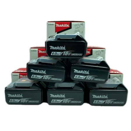MAKITA マキタ 18v 6.0Ah リチウムイオンバッテリー 未使用品 6個組 ※PSEマークあり BL1860B ブラック