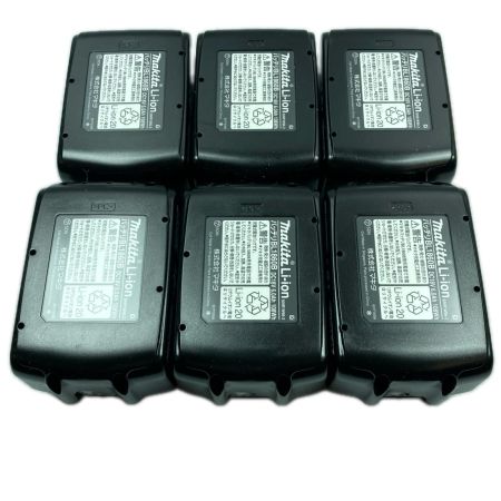MAKITA マキタ 18v 6.0Ah リチウムイオンバッテリー 未使用品 6個組 ※PSEマークあり BL1860B ブラック