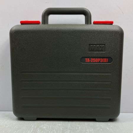 MAX マックス 常圧 15~50mm ピンネイラ TA-250P3(D) レッド×シルバー