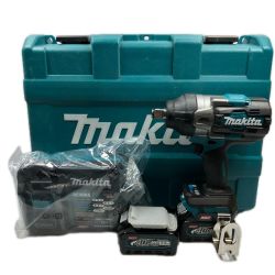 MAKITA マキタ 40V 2.5Ah 差込角19mm 充電式インパクトレンチ TW001G ブルー Aランク