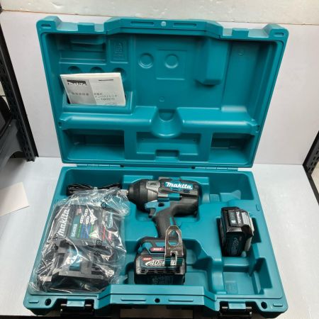 MAKITA マキタ 40V 2.5Ah 差込角19mm 充電式インパクトレンチ TW001G ブルー