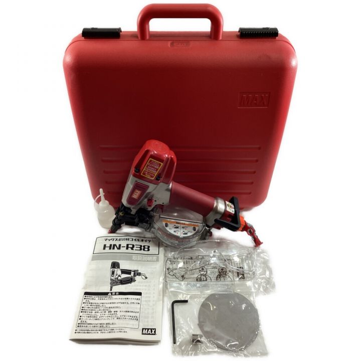 MAX マックス 釘打機 高圧コイルネイラ HN-R38 レッド｜中古｜なんでも  