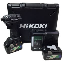ΘΘ HiKOKI ハイコーキ インパクトドライバ 未使用品 付属品完備 WH36DC ブラック Sランク