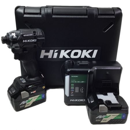  HiKOKI ハイコーキ インパクトドライバ 未使用品 付属品完備 WH36DC ブラック