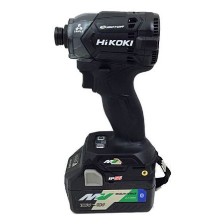  HiKOKI ハイコーキ インパクトドライバ 未使用品 付属品完備 WH36DC ブラック