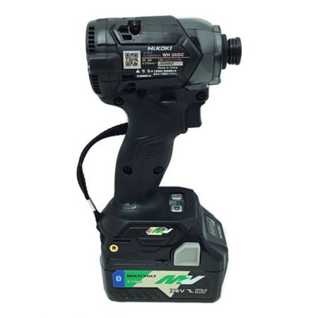  HiKOKI ハイコーキ インパクトドライバ 未使用品 付属品完備 WH36DC ブラック