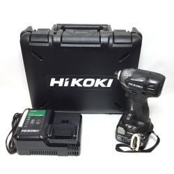 ΘΘ HiKOKI ハイコーキ インパクトドライバ 14.4ｖ 充電器・充電池1個・ケース付  WH14DDL2 ブラック Sランク