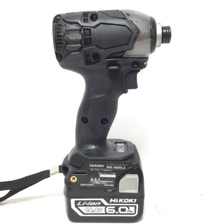  HiKOKI ハイコーキ インパクトドライバ 14.4ｖ 充電器・充電池1個・ケース付  WH14DDL2 ブラック