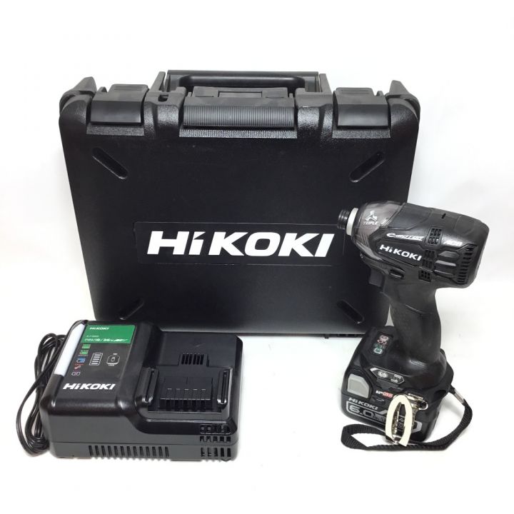 HiKOKI ハイコーキ インパクトドライバ 14.4ｖ 充電器・充電池1個・ケース付 WH14DDL2 ブラック｜中古｜なんでもリサイクルビッグバン