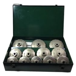 ΘΘ KTC ケーティーシー カップ型オイルフィルタレンチセット 12個組 AVSA12A Aランク