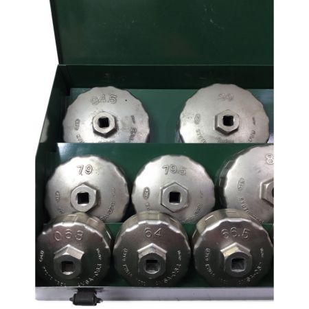  KTC ケーティーシー カップ型オイルフィルタレンチセット 12個組 AVSA12A