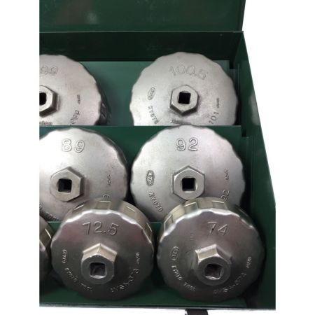  KTC ケーティーシー カップ型オイルフィルタレンチセット 12個組 AVSA12A