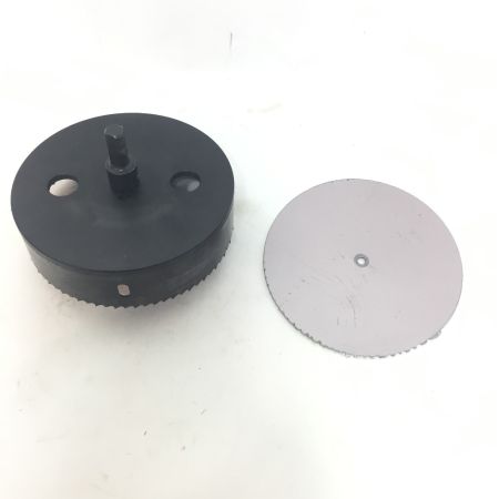  DENSAN バイメタルホールソー 白色ケース付  JH-150 ブラック