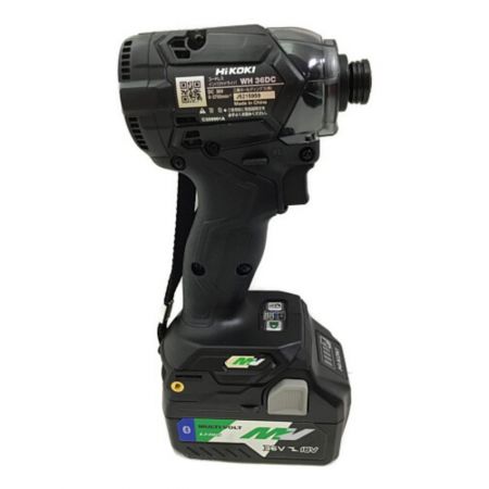  HiKOKI ハイコーキ インパクトドライバ  未使用品 付属品完備 WH36DC ブラック