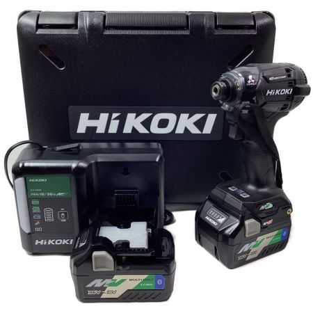  HiKOKI ハイコーキ コードレスインパクトドライバ 未使用品 WH36DC . ブラック