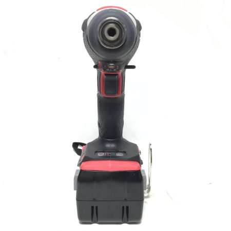  HITACHI 日立 インパクトドライバ  14.4v 充電器・充電池2個・ケース付 WH 14DDL レッド