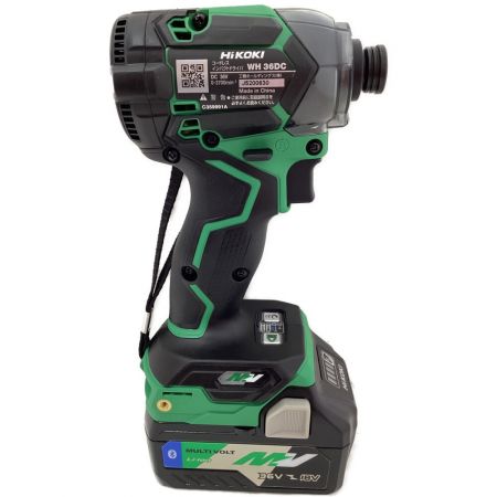  HiKOKI ハイコーキ コードレスインパクトドライバ 未使用品 WH36DC グリーン