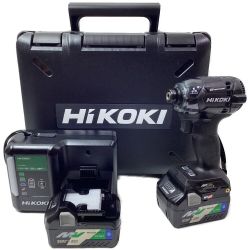 ΘΘ HiKOKI ハイコーキ コードレスインパクトドライバ 未使用品 WH36DC ブラック Sランク